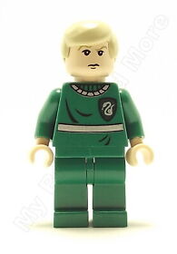 Lego Harry Potter Draco Malfoy Minifigure Quidditch NO CAPE 4757  100% REAL