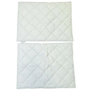 Pottery Barn 100% Cotton Diamond Quilted Standard Size Sham Set NEW - Picture 1 of 9