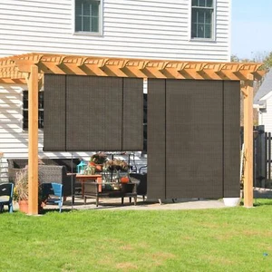 Roll Up Shade Roller Shade UV Blind Screen Patio Outdoor Deck Gazebo Porch Shade - Picture 1 of 29