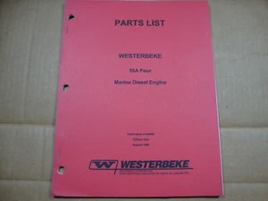 Westerbeke Parts List Manual 55A Four Marine Diesel Engine 044000 - Bild 1 von 4