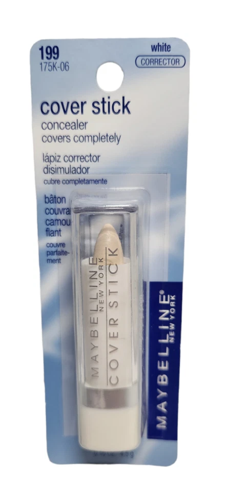 Maybelline New York Cover Stick Concealer - White, 0.16oz
