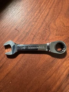 Cornwell 7/16 CRW1414SB 120-Tooth SAE Stubby Ratcheting Combination Wrench - Picture 1 of 7