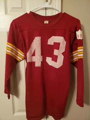 Camisa De Colección Años 70 Washington Redskins LS Sears Rawlings L 14-16 Adulto Pequeña/Mediana Foto 1 de 4
