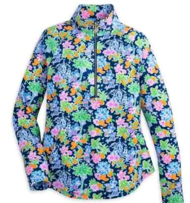 Disney x Lilly Pulitzer Skipper 1/2 Zip Pullover Jacket Top NEW RARE Great GIFT - Image 1 of 4