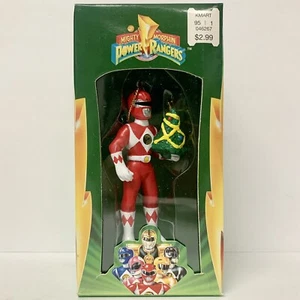 Vintage 1995 Power Rangers RED Ranger Ornament In Box BRAND NEW - Picture 1 of 2