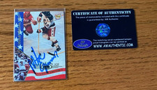 1995 Signature Rookies #47 Mike Eruzione AUTOGRAPHED USA 1980 GOLD MEDAL