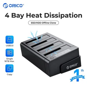 ORICO 4 Bay Hard Drive Docking Station with Offline Clone SATA to USB 3.0 HDD - Picture 1 of 8