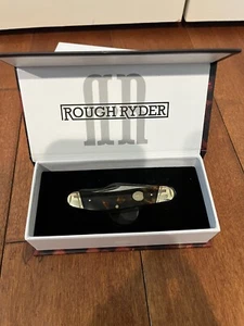 Rough Ryder Tortoise Shell Sowbelly Folding Knife RR2449 - Picture 1 of 4