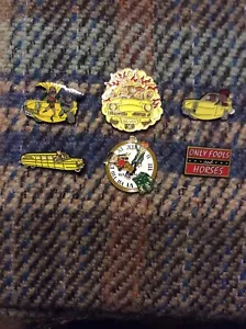 ONLY FOOLS AND HORSES Set of 6 Chatacter Pin Badges - Picture 1 of 1