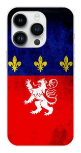 Coque en silicone imprimée compatible Apple iPhone 14 Pro Drapeau Lyon - Picture 1 of 3