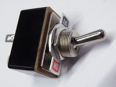 DPDT Standard Mains Toggle Switch On-On 1.5A 250Vac + Legend Plate 20g ED10 - Image 1 of 2