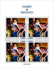 Prince Harry and Meghan Markle MNH Stamps 2023 Niger M/S