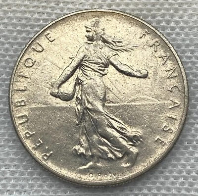 França / 1 Franco / 1965 / KM#925.1 / Moeda Mundial / (03-0292) - Imagem 1 de 2