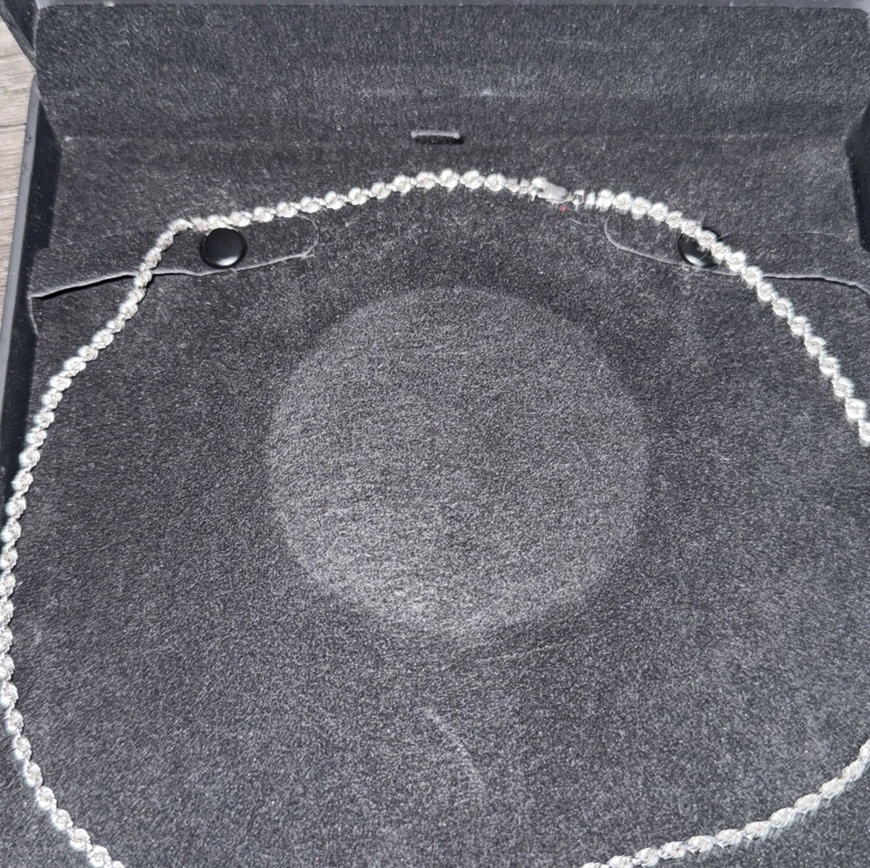 CADENA ORO BLANCO 14K. Foto 1 de 2