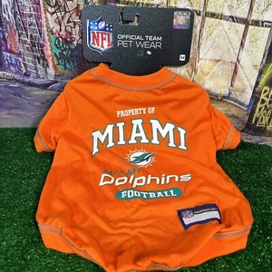 Miami Dolphins NFL Football Medium T-Shirt Haustierkleidung Hund Katze Sport B5 - Bild 1 von 5