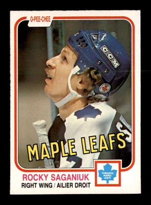 1981 O-Pee-Chee #323 Rocky Saganiuk   NM/NM+ X3367826 - Image 1 of 3