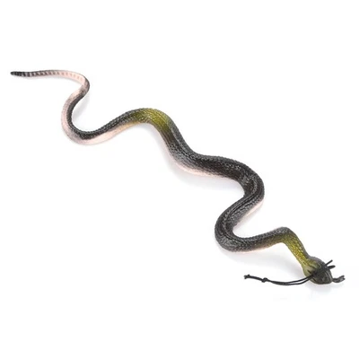 Juguete de goma real de 16" serpiente falsa safari jardín utilería broma regalo de Halloween s Foto 1 de 4