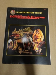 Advanced Dungeons And Dragons: Character Record Sheets 1989 ☆ TSR ☆ Authentic ☆ - Picture 1 of 5