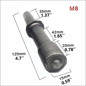 6pz/set 4,7'' semiavuoto e solido martello pneumatico accessori utensili rivetto con scalpello - Foto 1 di 7