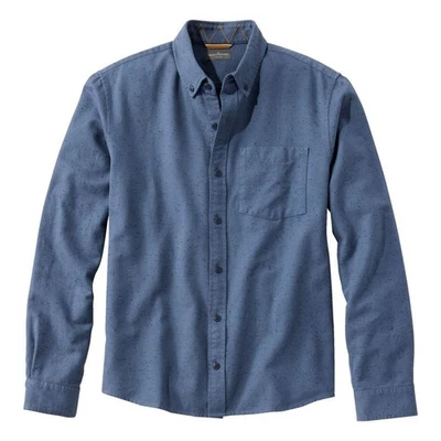 NWT L.L.Bean Donegal Twill Button-Down Shirt Men’s XL Slim Vintage Indigo - Image 1 of 4