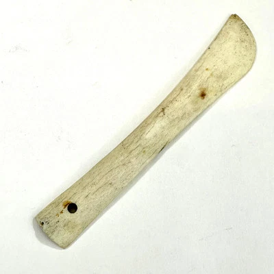 Antigua herramienta japonesa de tela Hera desplazamiento pliegue marca costura 4,5? Foto 1 de 4