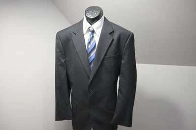 Jos A Bank 100% Lana Rayas 2 Piezas Traje Pantalones Chaqueta Hombre Talla 38 x 32 44 R Foto 1 de 4