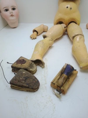 Poupée Jumeau parlante rare – tête bisque J.B. FRANCE DEP 8 – corps articulé... - Photo 1/4