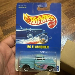 1991 Hot Wheels - '56 Chevy Pickup Flashsider #136 Blue Card - Picture 1 of 5
