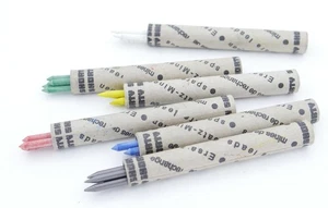 6 Full Tubes of 4 Leads Worther Shorty 3.15mm Pencil Leads In 6 Colors - New - Picture 1 of 2