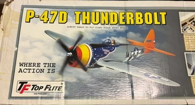 Top Flite P-47D Thunderbolt - ARF escala gigante - Incluye retractos + DLE 55cc Eng Foto 1 de 4