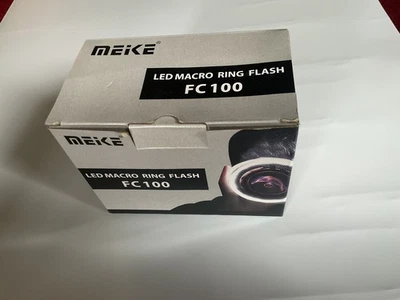 MEIKE FC100 LED Macro Ring Flash Light - Boxed  With Instructions - Image 1 of 4