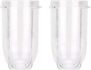 2 PIEZAS Tazas de Repuesto para Magic Bullet Piezas de Repuesto 16OZ Licuadora Tazas Tarro - Imagen 1 de 3
