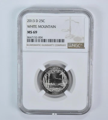 2013-D Washington Quarter ATB White Mountain MS69 NGC *5795 - Image 1 of 4