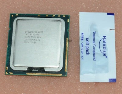 Intel Xeon X5550 CPU 2.66GHz 8MB Cache 6.4GT/s LGA1366 Quad Core Processor SLBF5 - Image 1 of 4