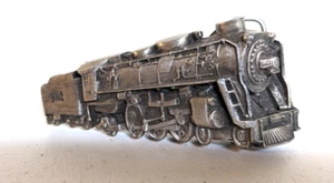 Bergamot Brass Works Belt Buckle Train Car K-39 Vintage 1978 Made In USA - Picture 1 of 3