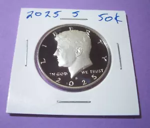 2025 S Proof Clad Kennedy Half Dollar, US Mint, Ships NOW - Picture 1 of 2