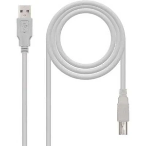 USB 2.0 Kabel, 3 Meter, für Drucker, Farbe beige, Stecker-Stecker - Bild 1 von 5