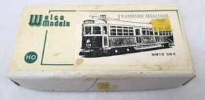 Weico HO Australian Melbourne W2 Class Tram Trolley Streetcar White Metal Kit - Picture 1 of 4