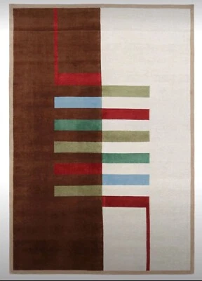 Hand-Tufted Modern Rug Handmade 100% Wool Carpet Premium Quality Woolen Area Rug - Image 1 of 4