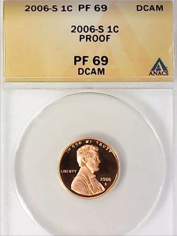 2006-S 1C Lincoln Memorial Cent Proof ANACS PF 69 DCAM 22sow0821 Cover