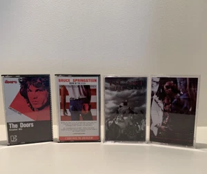 Lot of 4 Audio Cassette Rock Tapes, Incl. Springsteen, The Doors, Rush, Kravitz - Bild 1 von 5
