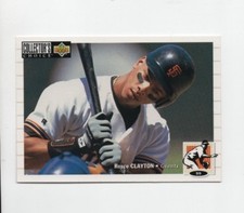 1994 Collector's Choice San Francisco Giants Baseball Card #80 Royce Clayton