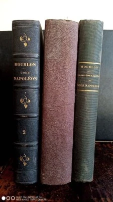 Mourlon - répétions écrites du code Napoléon -  examen 1, 2 et 3 - 1854 Marescq - Photo 1/4