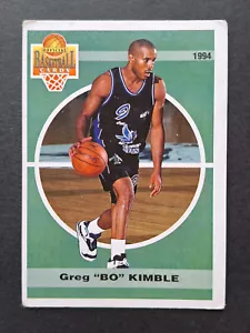 Greg "BO" Kimble #85 ROOKIE Official Basketball Cards 1994 - Panini France - Picture 1 of 2