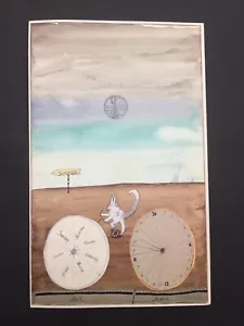 Steinberg Grußkarte Galerie Daniel Lelong 1988 Einladung Ephemera - Bild 1 von 3