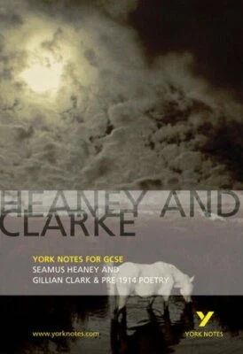 York Notes on Heaney and Clarke and Pre-1914 Poetry by Gillian Clarke Paperback - Image 1 of 2