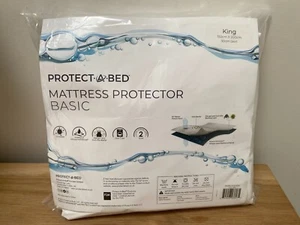 Protect A Bed KING (150 X 200CM) Basic Waterproof Mattress Protector *NEW* - Picture 1 of 2