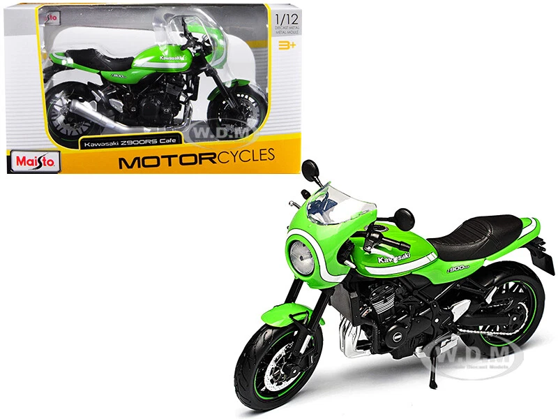 Maisto Kawasaki Z900RS Cafe Green 1/12 Diecast Motorcycle Model 18989