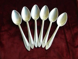 6 Vintage UdSSR Sowjetisch Russisch Kalter Krieg Zivilschutz Küche Aluminium Löffel - Bild 1 von 1