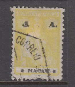Macau -4a Ceres Issue (Used) 1913 (CV $15) - Picture 1 of 1